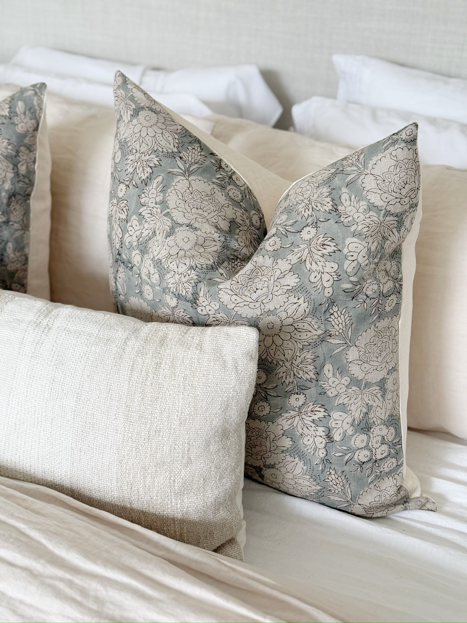 These floral pillows added the perfect touch of pattern to our neutral bedding, and I love how they instantly pulled everything together. They feel soft and cozy but still give that little bit of character the bed was missing. I’ve linked these and a few similar options for anyone wanting to refresh their bedroom look!

#LTKSeasonal #LTKFindsUnder50 #LTKHome