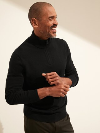 Italian Merino Half-Zip Sweater | Banana Republic (CA)
