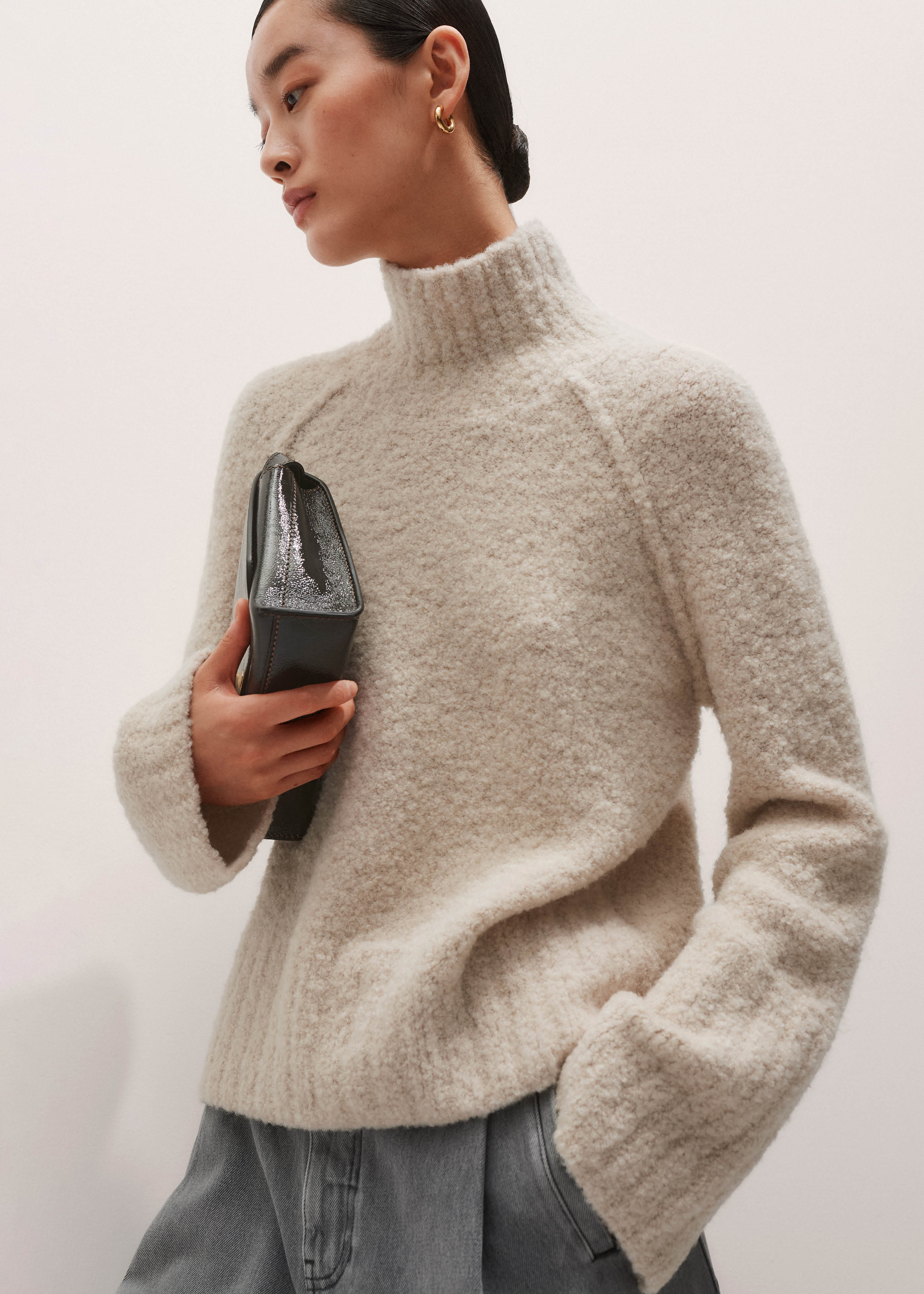 Bouclé Sweater Merino + Alpaca | ME+EM US