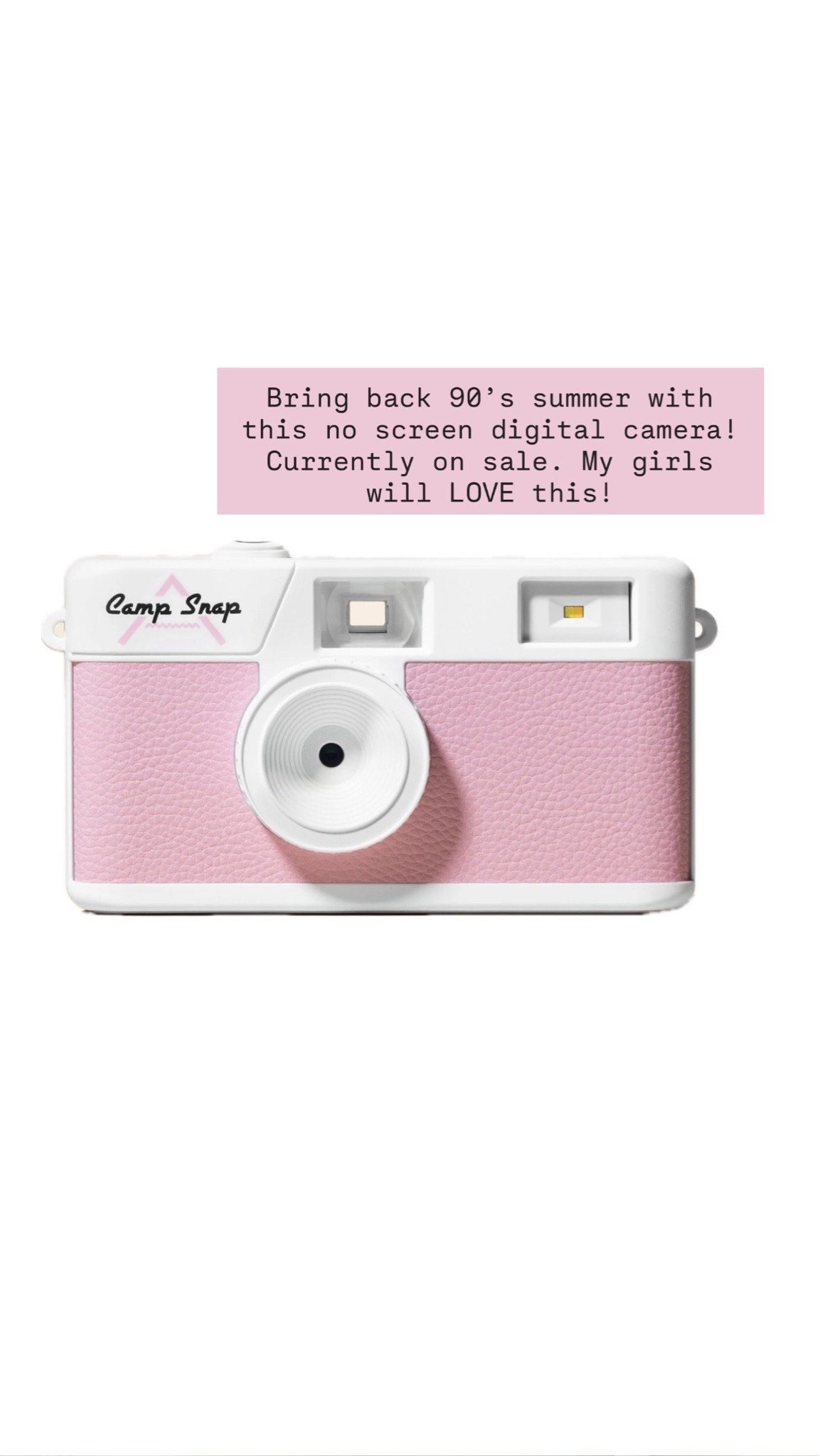 How cute is this camera?! Camp snap is having a sale this weekend! I think I have to grab this for the girls! 

Loverly Grey, kids find, camp snap cameras, @Camp Snap

#LTKSaleAlert #LTKKids