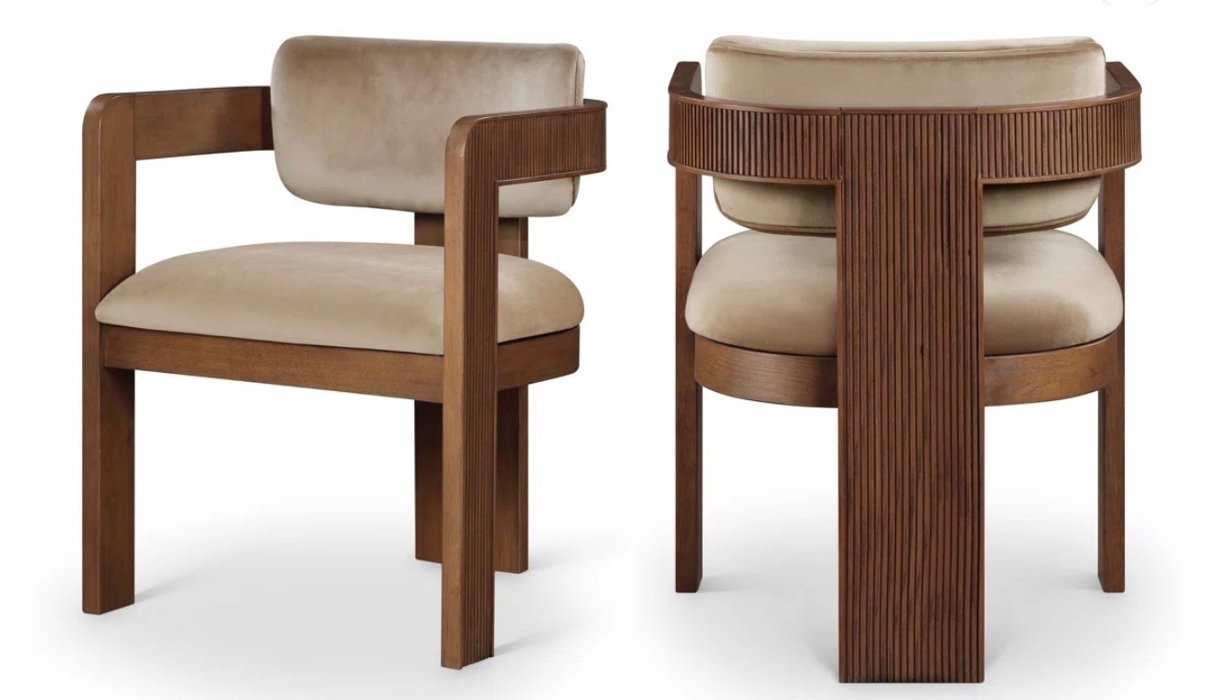 These budget friendly dining chairs come as set of two and currently on sale.

#LTKHome #LTKSaleAlert