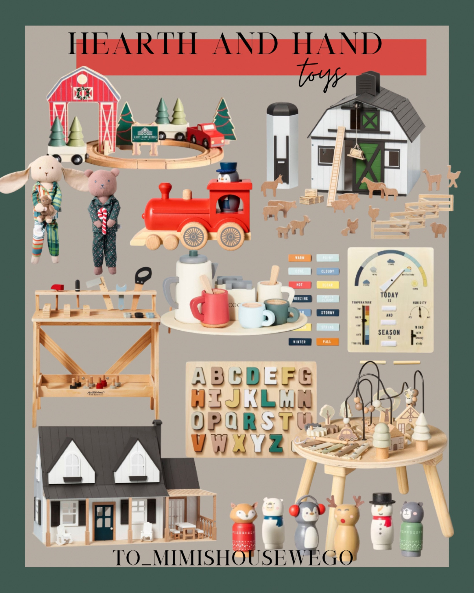 The sweetest wooden toys from Hearth and Hand. Perfect for Christmas gifts! 

#LTKGiftGuide #LTKHoliday #LTKKids