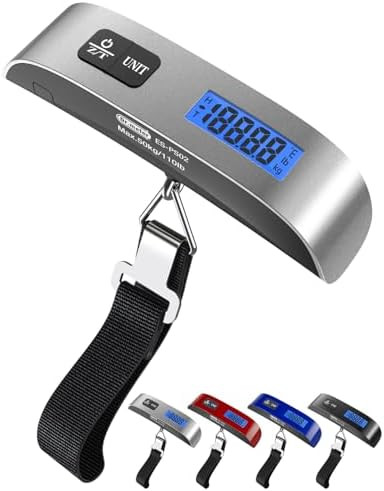 Luggage Scale: 110lb/50kg Backlight LCD Display Portable Digital Weight Scale - Dr.Meter Luggage ... | Amazon (CA)