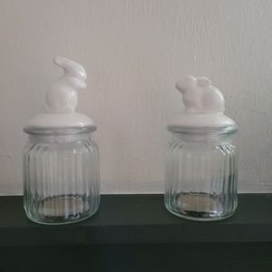 Bunny jars | Poshmark