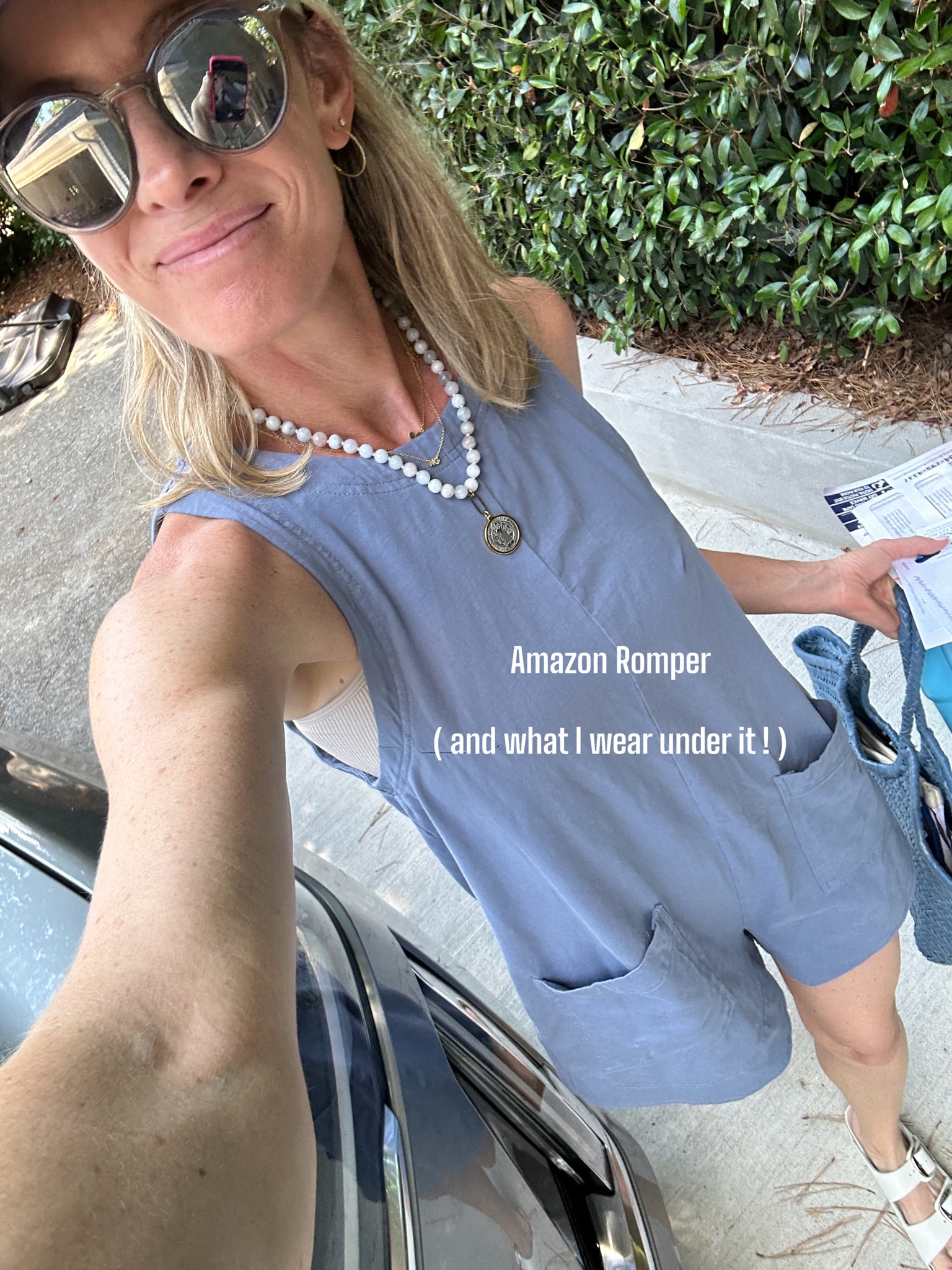 My most worn item of the summer - size small. And the bra I wear underneath! 