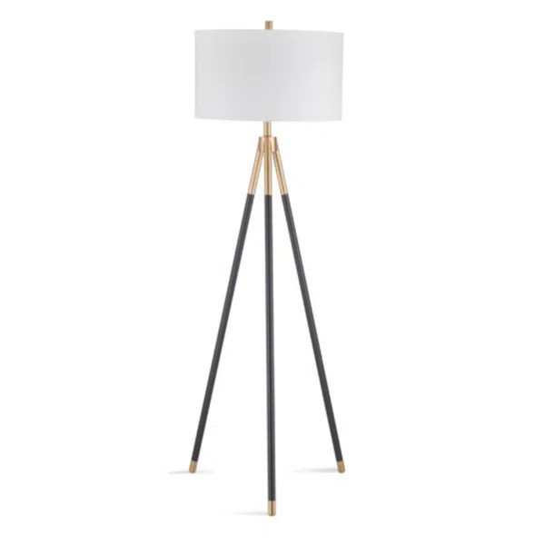 Kigali 62.5'' Light Wood Tripod Floor Lamp | Wayfair North America