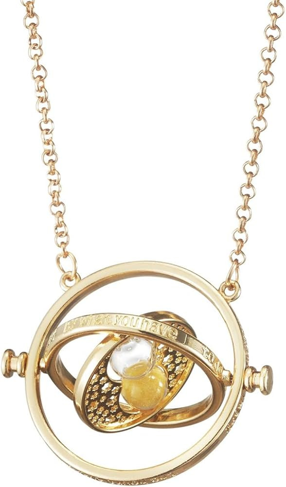 Time Hourglass Necklace, Magical Travel Hourglass Rotating Pendant Necklace, Gift Fans Costume Je... | Amazon (US)