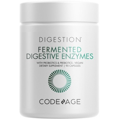 Codeage Fermented Digestive Enzymes + Probiotics & Prebiotics Vegan Supplement - 90ct | Target