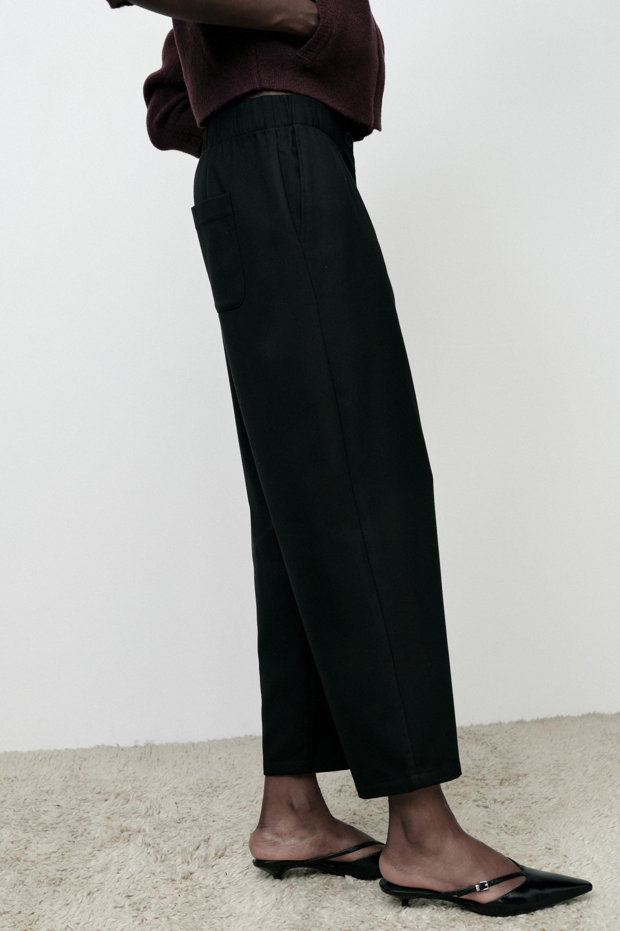 ZW COLLECTION TAPERED MID-WAIST JEANS | Zara AU