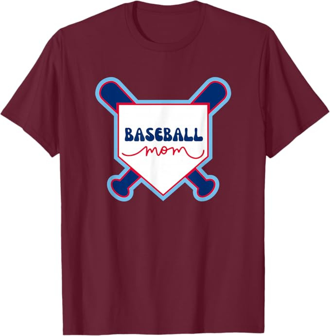Baseball Mom T-Shirt | Amazon (US)