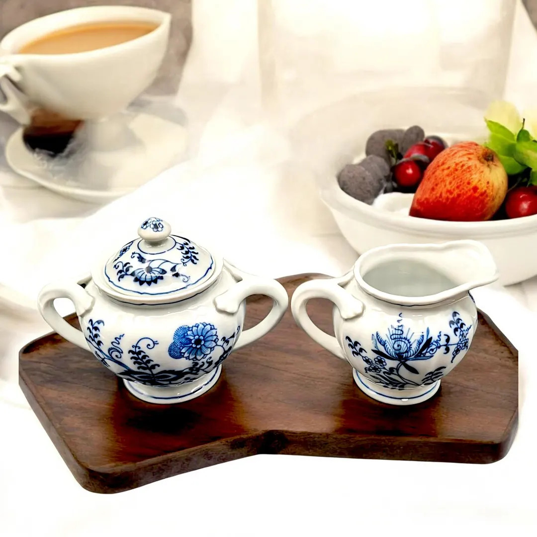 Blue Danube Covered Sugar Bowl and Creamer (new 2002 Production) by BLUE DANUBE (JAPAN) New Backs... | Etsy (US)