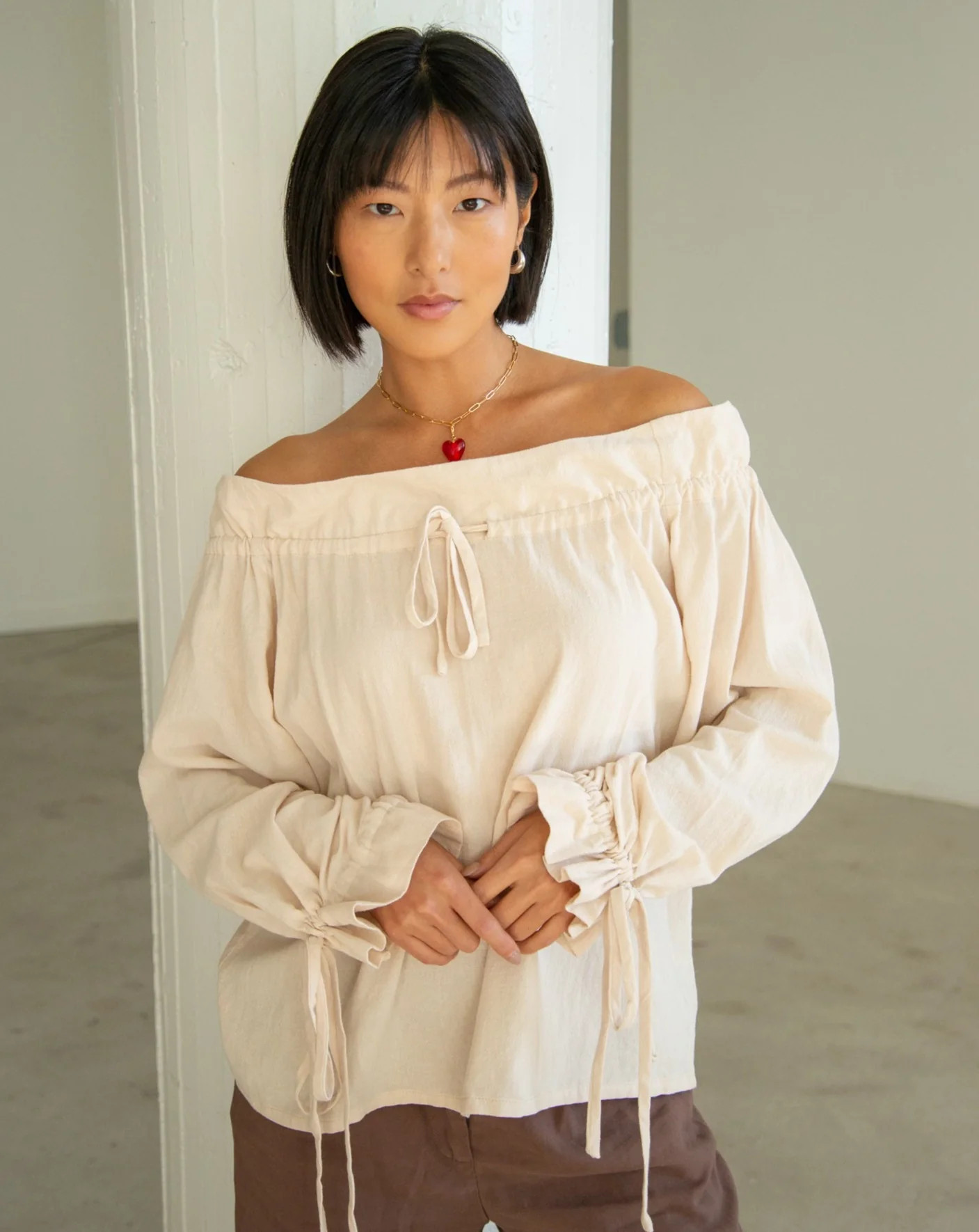 The Ruth Blouse - Crema | Sonderhaus