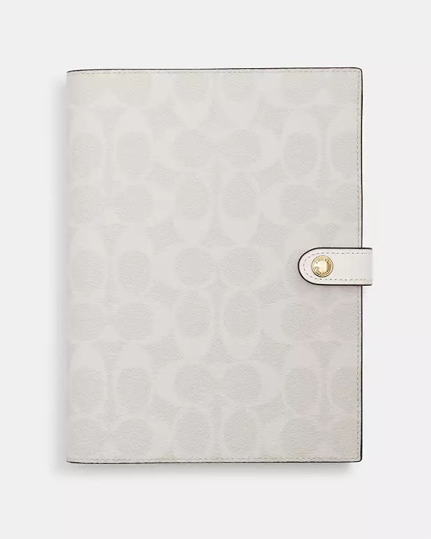 Notebook In Signature Canvas | Coach Outlet US