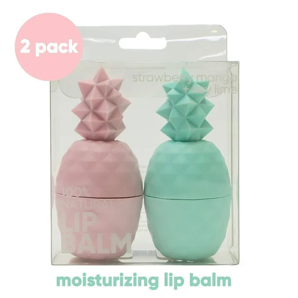 Rebels Refinery Natural Strawberry Mango and Key Lime Pineapple Lip Balm, 2 pack | Walmart (US)