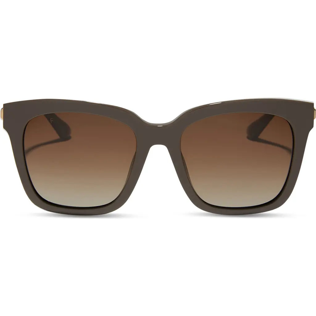 DIFF Bella 54mm Gradient Sunglasses in Truffle Gradient at Nordstrom | Nordstrom
