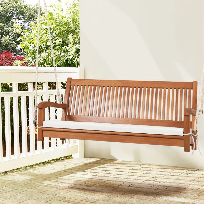 Andro 2 Person Solid Wood Porch Swing | Wayfair North America