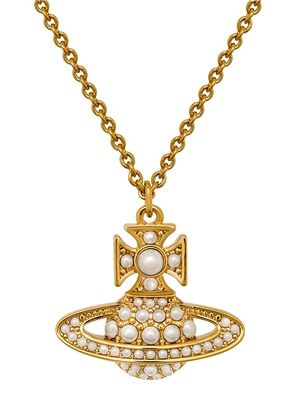 Luiza Bas Relief Gold Tone Necklace - Gold | Argento