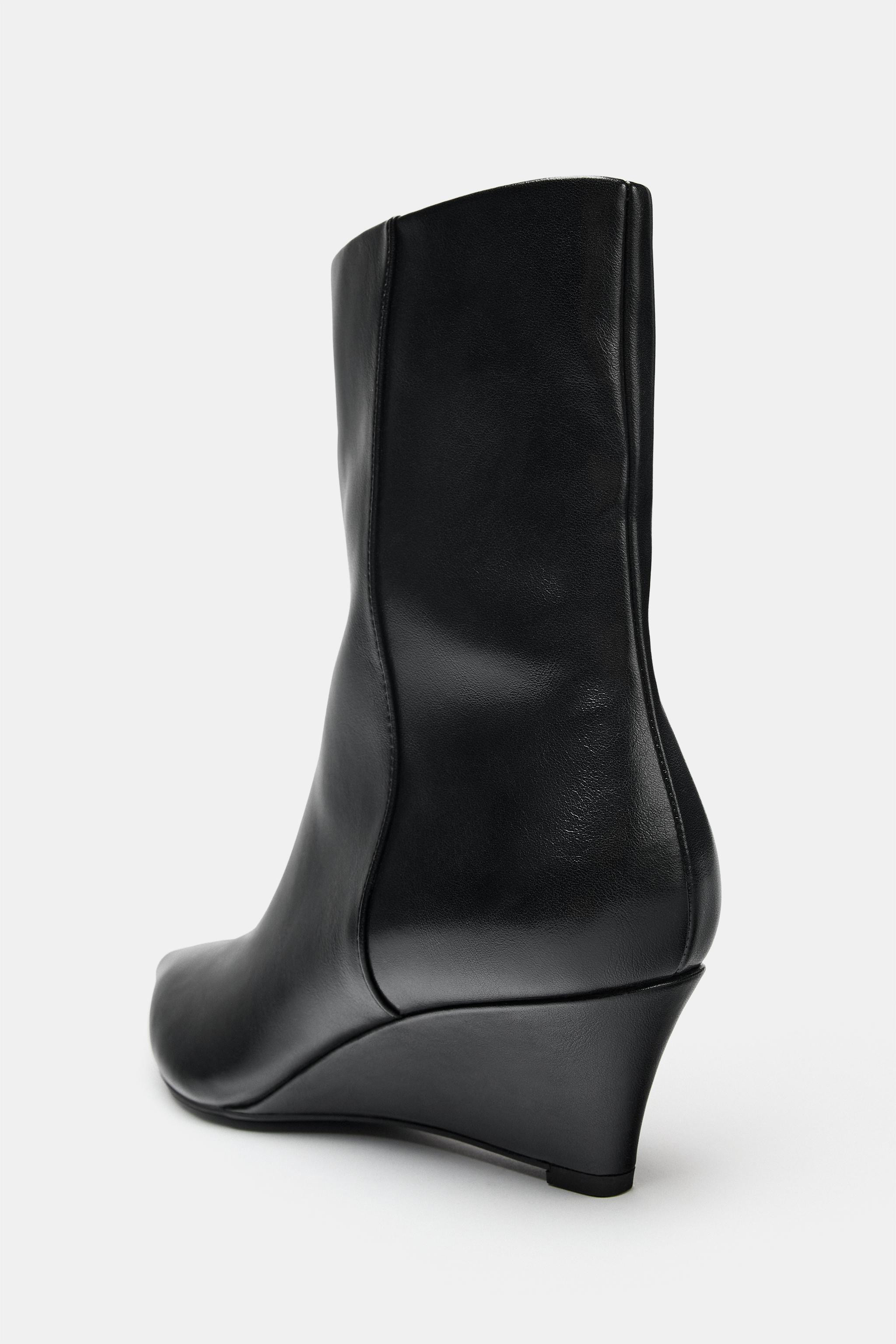 WEDGE HEEL ANKLE BOOTS | Zara UK