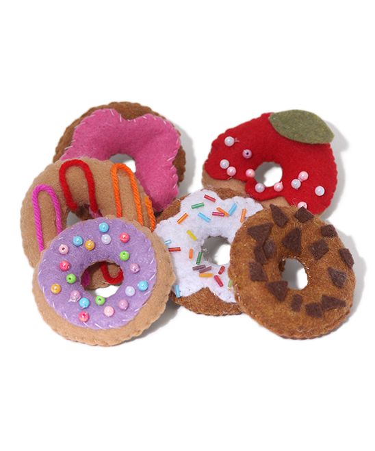 Sugar Plush Craft Kits pink, - Mini Donut Plush Toy DIY Sewing Kit | Zulily