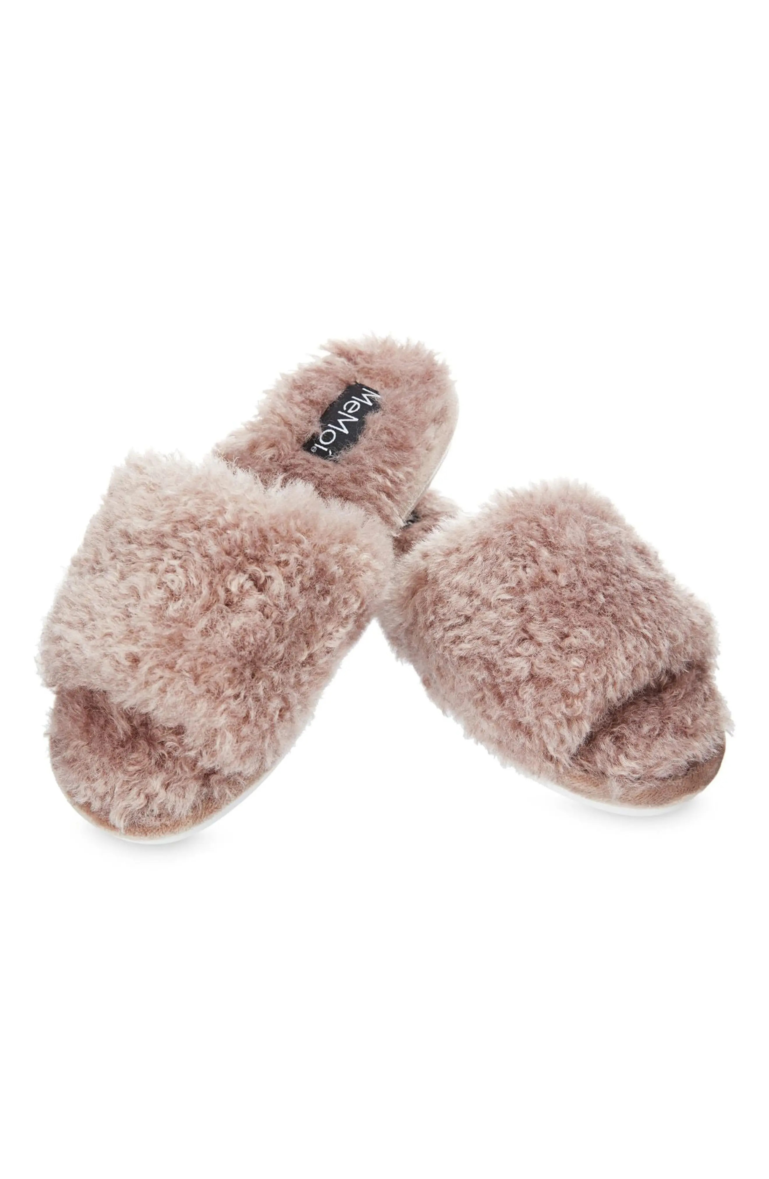 The Jacqueline Plush Faux Fur Slide Slipper | Nordstrom