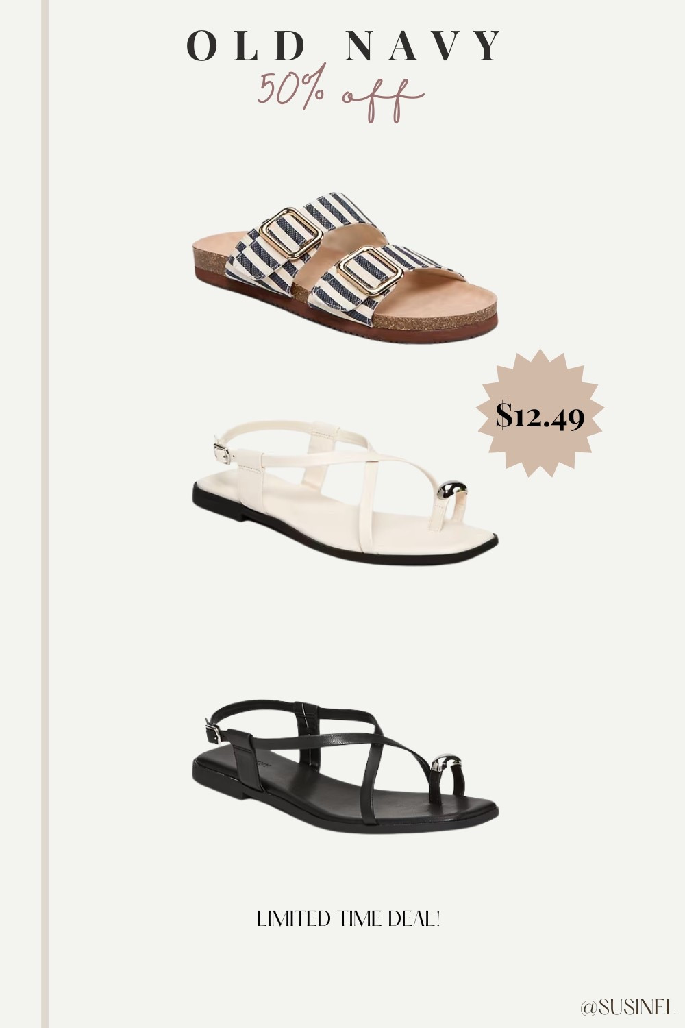 Old navy 50% off 
Limited Time Deal!


#LTKSaleAlert #LTKStyleTip #LTKSeasonal