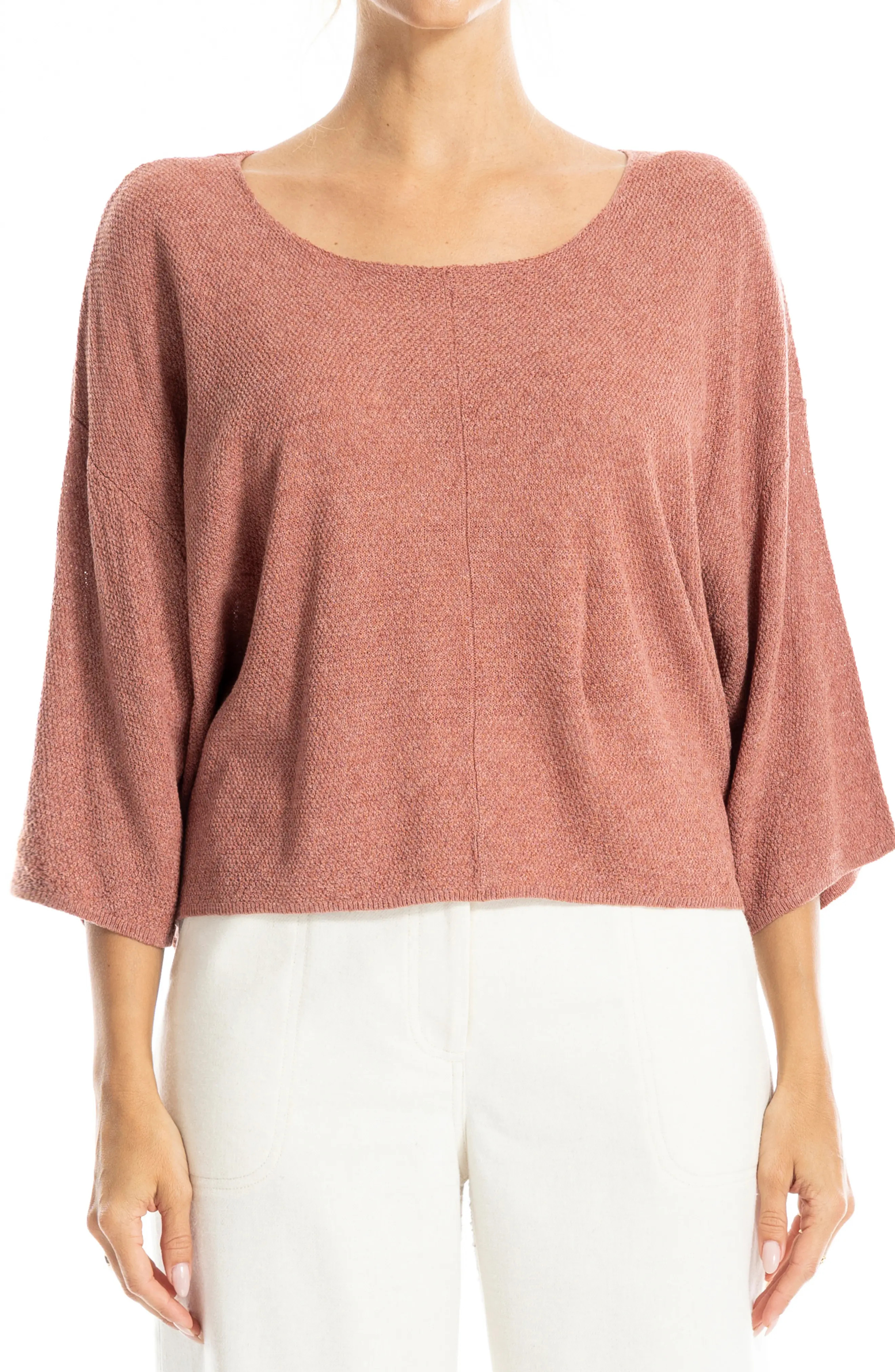 MAX STUDIO Textured Dolman Sleeve Sweater (Women) | Nordstromrack | Nordstrom Rack