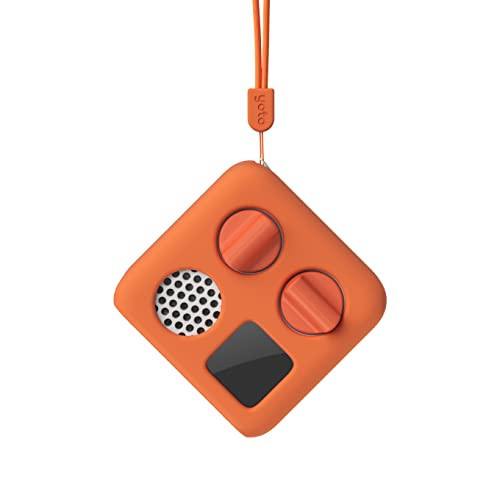 Yoto Mini Adventure Jacket in Fruit Punch (Orange) with Matching Wrist Lanyard – Accessory for Kids Mini Audio Device, Anti-Slip Silicone Skin Cover, Fitted Protective Sleeve Case | Amazon (US)