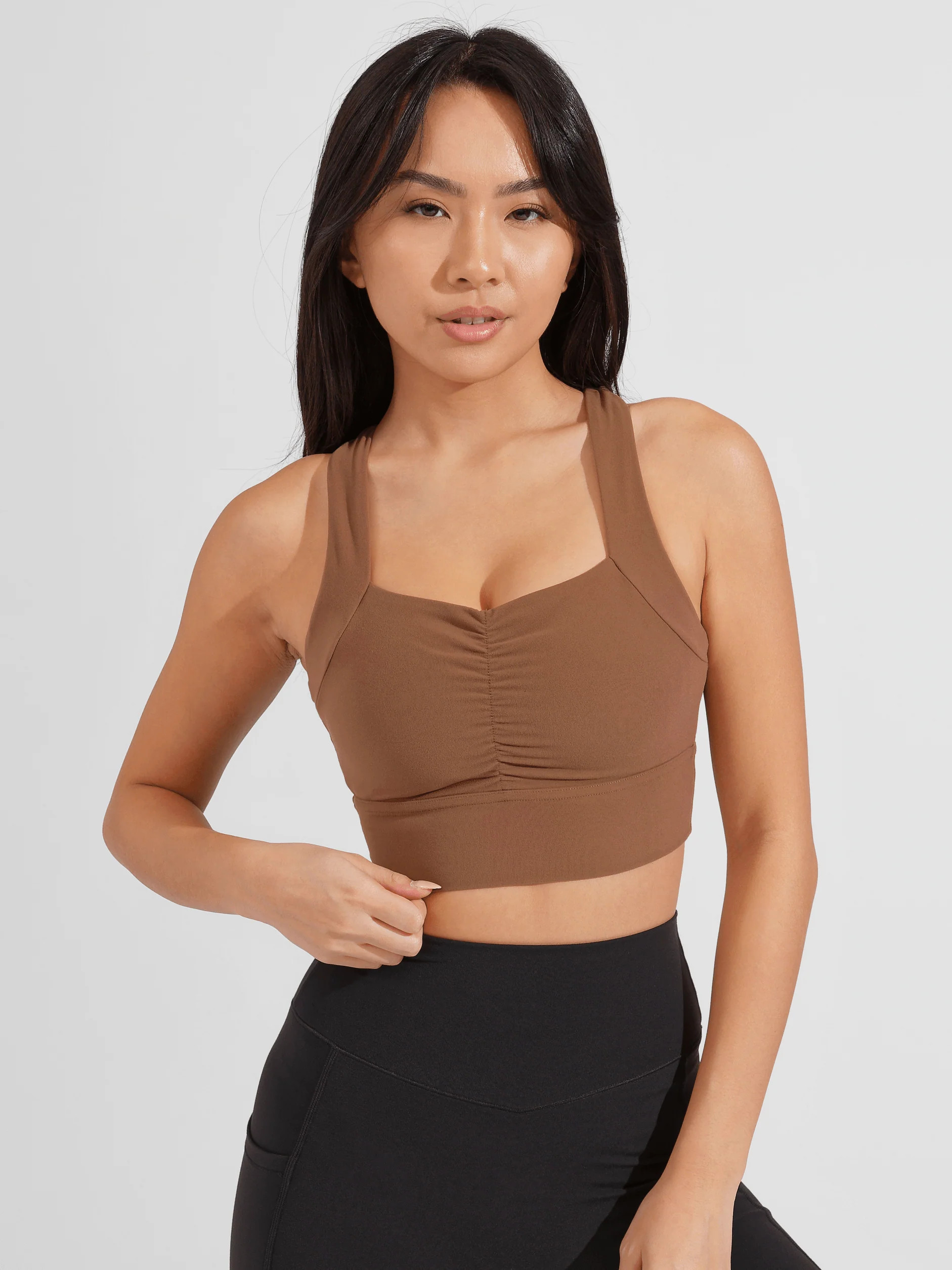 Bloom Sports Bra - Oak | Buffbunny