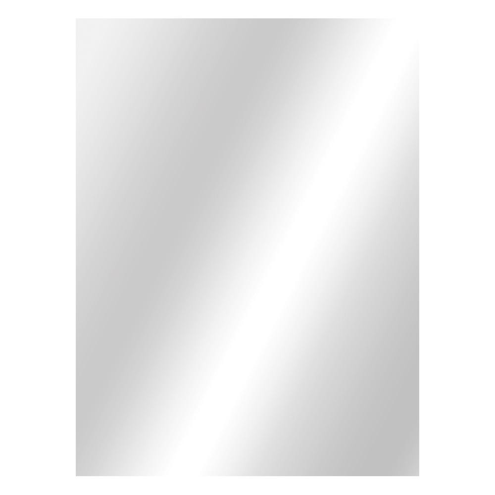 Glacier Bay 36 in. W x 48 in. H Frameless Rectangular  Bathroom Vanity Mirror in Silver-81180 - T... | The Home Depot