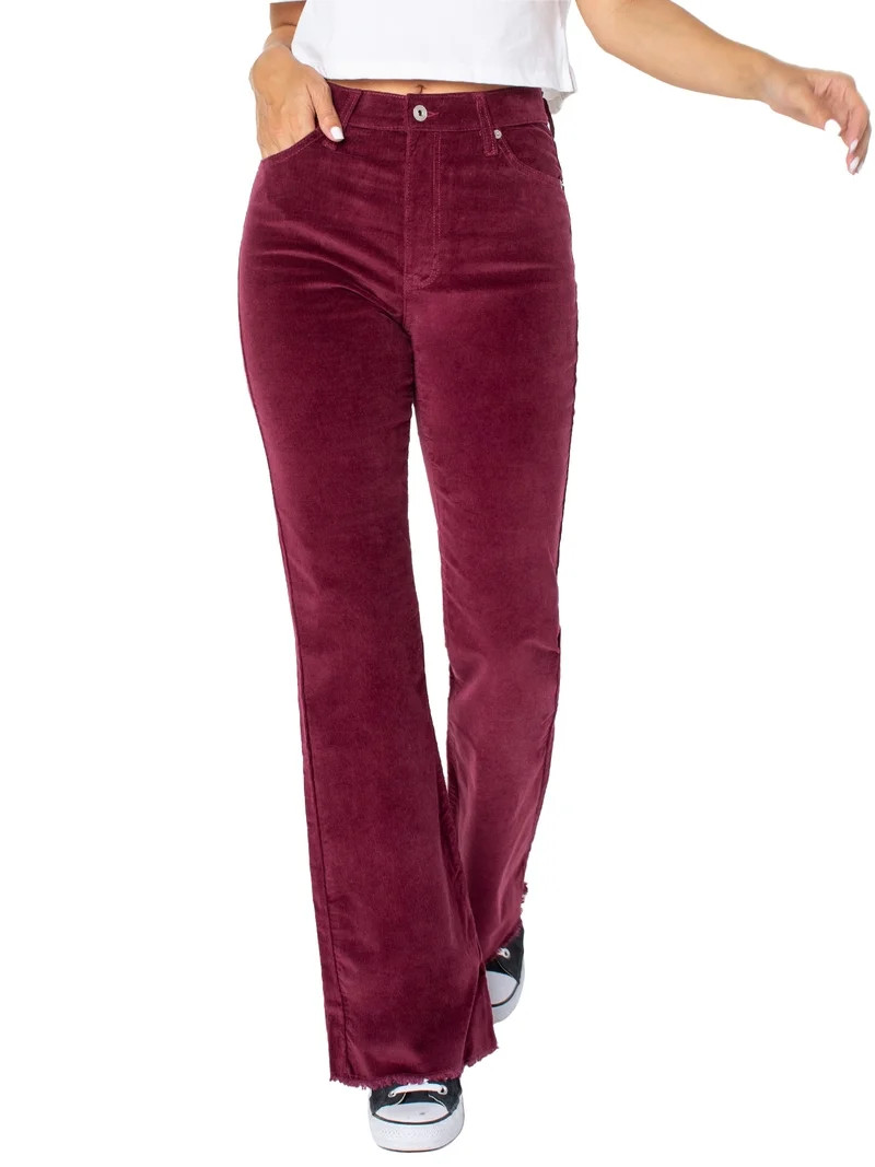 Celebrity Pink Women's High Rise Flare Cord | Walmart (US)