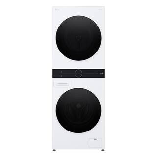 2.4 cu. ft. Washer, 4.2 cu. ft. Dual Inverter Heat Pump Ventless Electric Dryer, Washtower, Center Control AIDD in White | The Home Depot