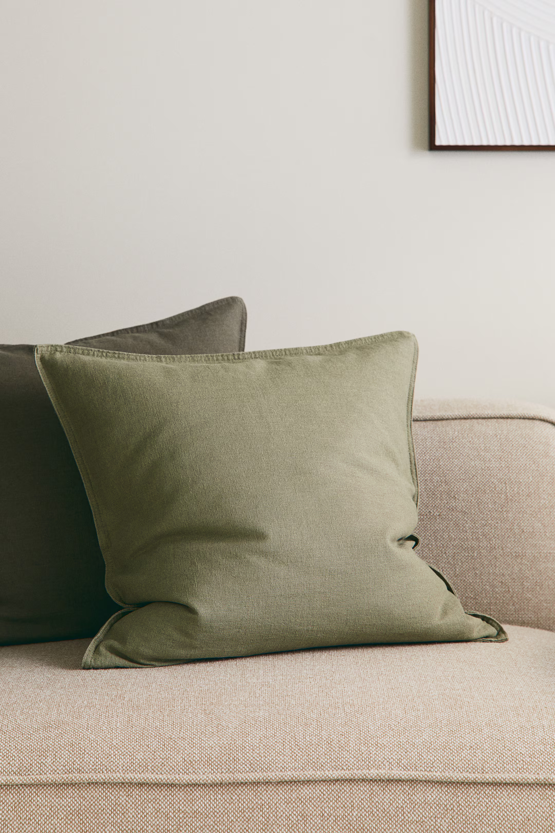 Linen-blend Cushion Cover | H&M (US + CA)
