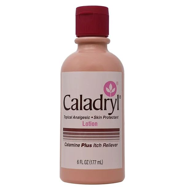 Caladryl Skin Protectant Lotion, Calamine + Itch Reliever, 6 fl oz. - Walmart.com | Walmart (US)