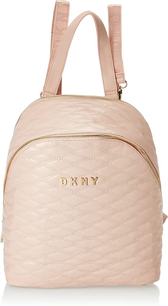 DKNY Quilted Softside-Luggage, Pink, 14” | Amazon (US)