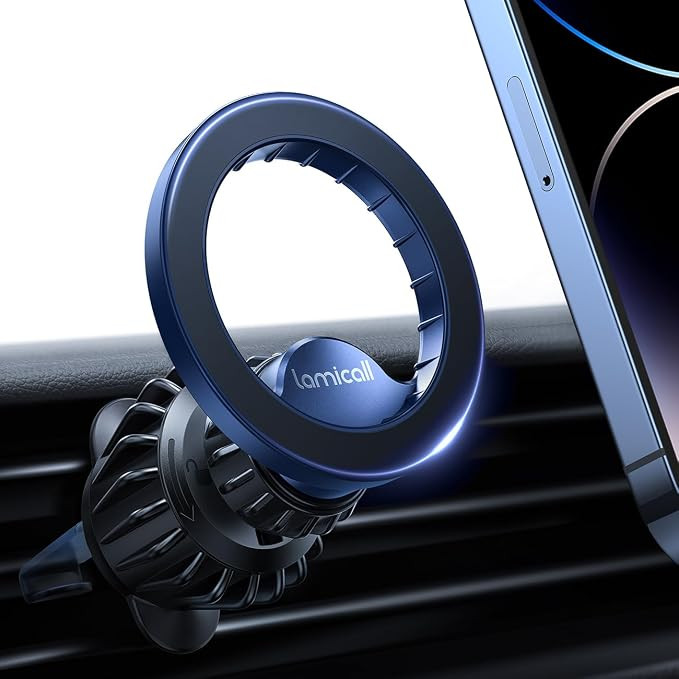 Lamicall for MagSafe Car Mount Vent 20 Super Magnets Accessories for iPhone | Amazon (US)
