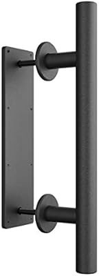 Genius Iron 12 Inch Sliding Barn Door Handle, Pull and Flush Hardware Set, Solid Cast Iron Rustic... | Amazon (US)