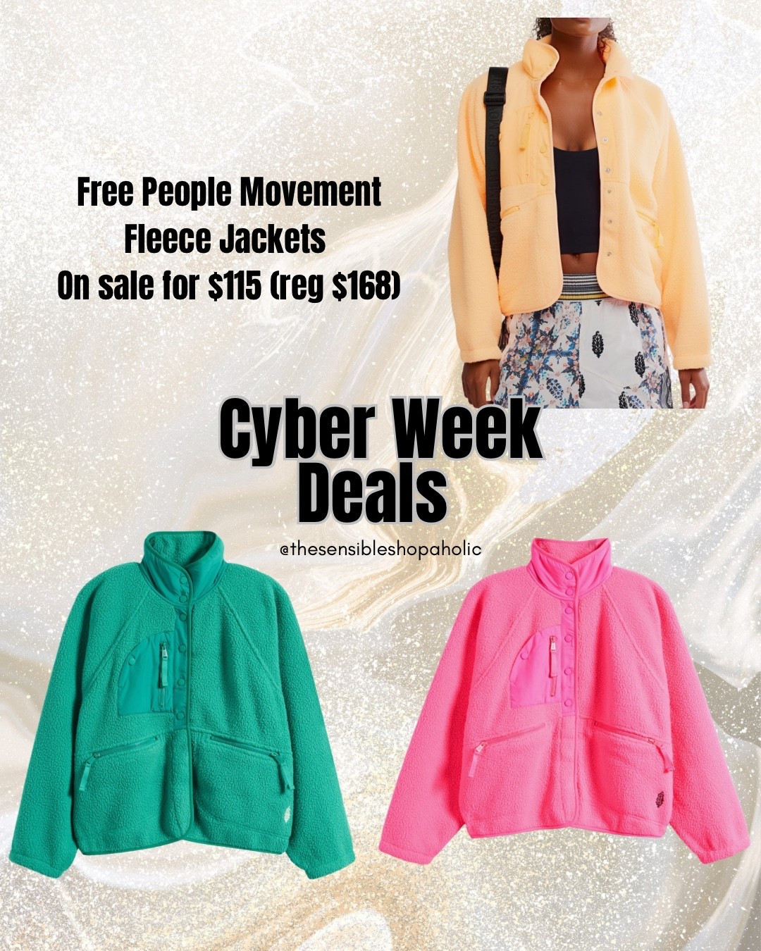Free people movement fleece jackets 30% 

Follow my LTK @thesensibleshopaholic on the @shop.LTK app to view this post and get my exclusive app-only content!

#liketkit #LTKHoliday #LTKSaleAlert #LTKCyberWeek
@shop.ltk
https://liketk.it/5Bgc4

#LTKHoliday #LTKCyberWeek #LTKGiftGuide