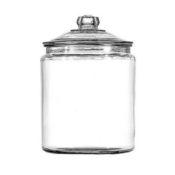 Anchor Hocking Heritage Hill Glass Jar with Lid, 1/2 Gallon, Best Used for Pantry Jar Storage and... | Walmart (US)