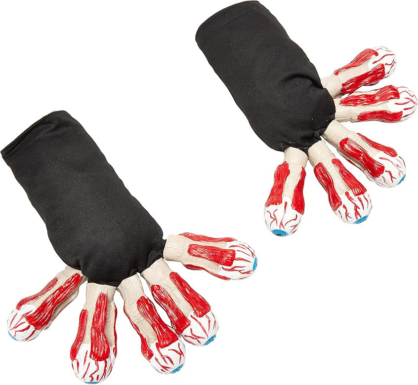 Rubie's Costume Men's Beetlejuice Adult Gloves with Eyeballs | Amazon (US)