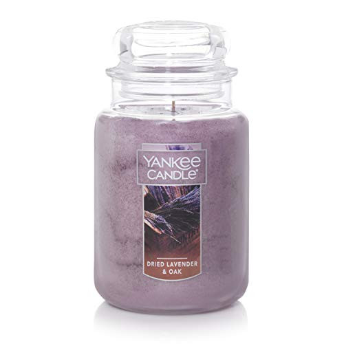 Yankee Candle Dried Lavender & Oak​ Scented Classic 22 Oz Large Jar Single Wick Aromatherapy Candle Over 110 Hours of Burn Time Ideal for Creating a Welcoming Home Perfect for Gifting | Amazon (US)