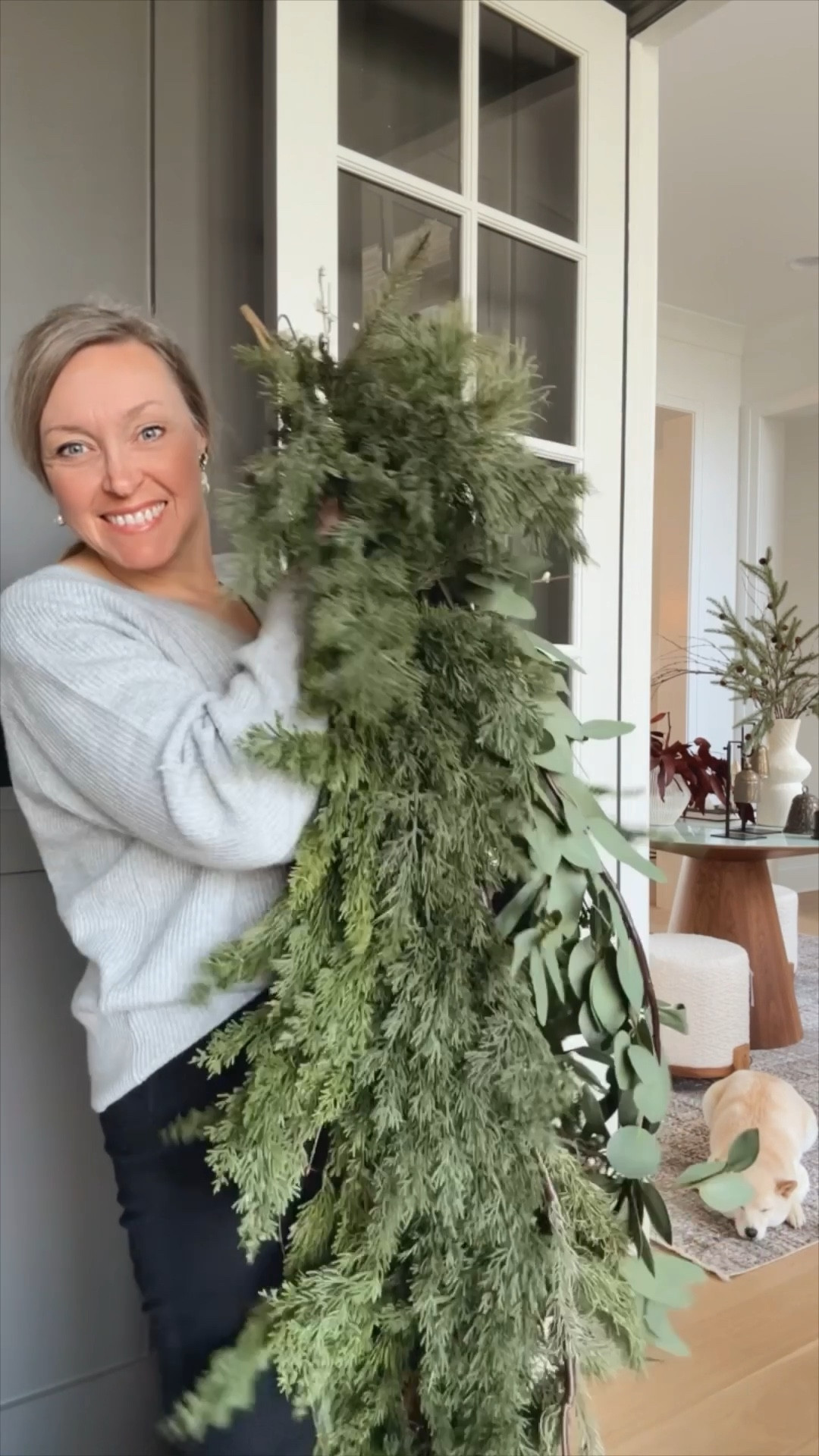 How to choose the right garland. Let me show you which is which! I’ll show the popular Norfolk pine garland, a thick cypress garland, short needle cedar garland, eucalyptus garland that adds freshness, and a white berry garland that adds texture and brightness. 


#LTKHoliday #LTKhome #LTKSeasonal