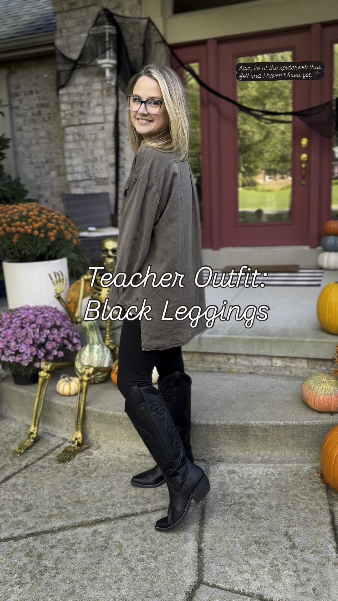 Teacher style
Cowboy boots


#LTKGiftGuide #LTKWorkwear #LTKMidsize