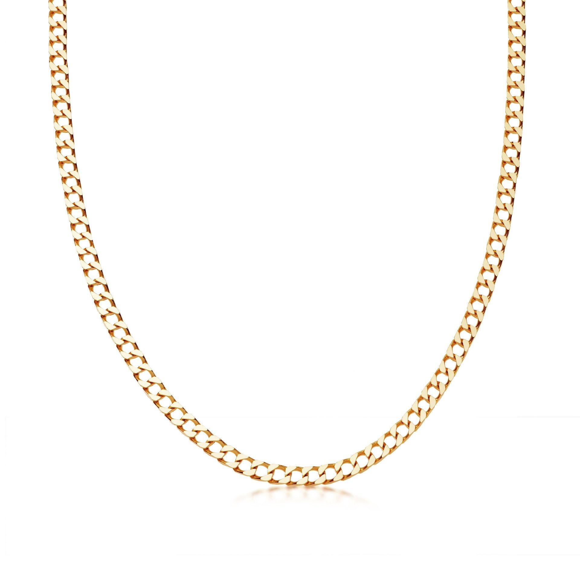 Lucy Williams Gold Flat Curb Chain Necklace | Missoma