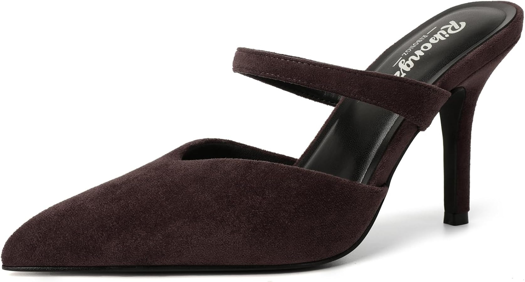 RINBONGZ Women's Pearl High Heels Pointed Closed Toe Wedding Shoes for Bride Stiletto Ankle Strap... | Amazon (US)