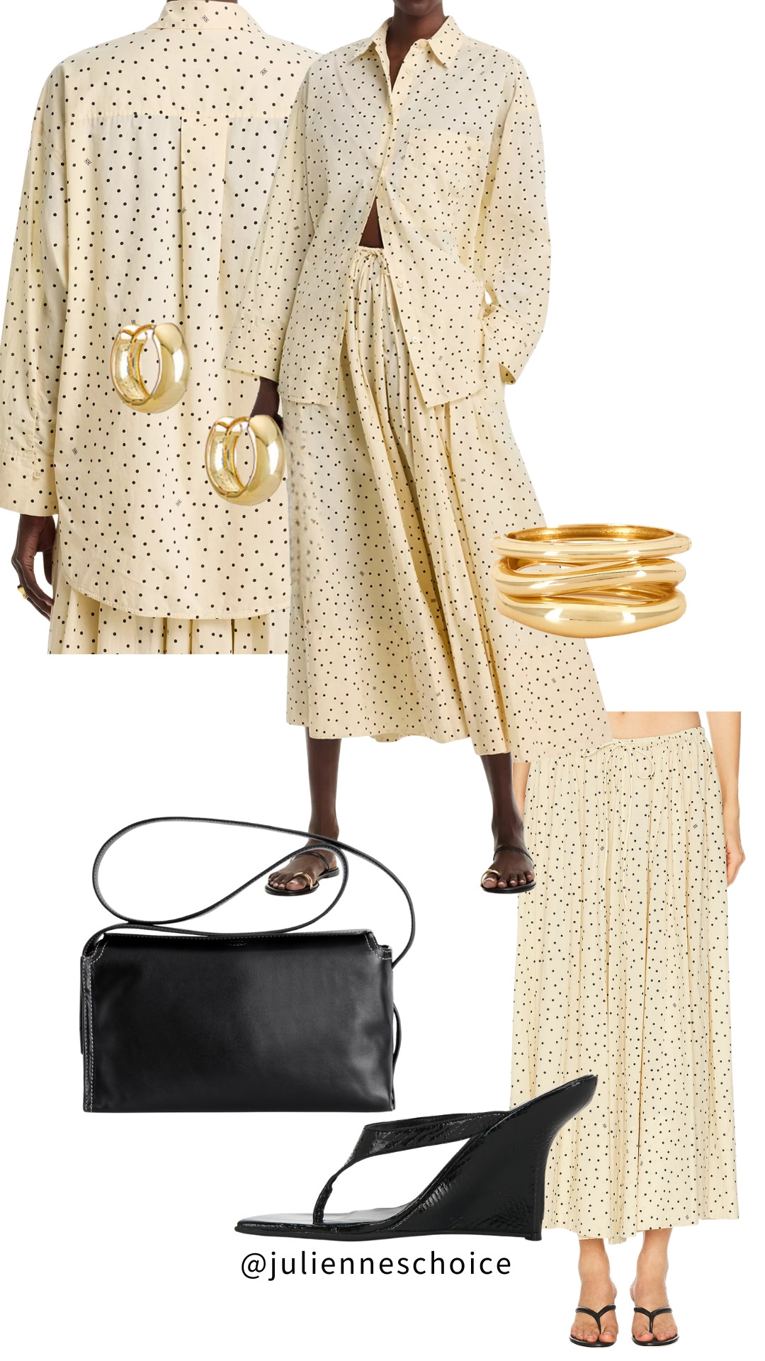 Polka dots but styled the modern way

Not cute not vintage
Just clean and elevated ✨julienneschoice

#polkadot  #minimalstyle 

 #LTKootd #LTKSeasonal