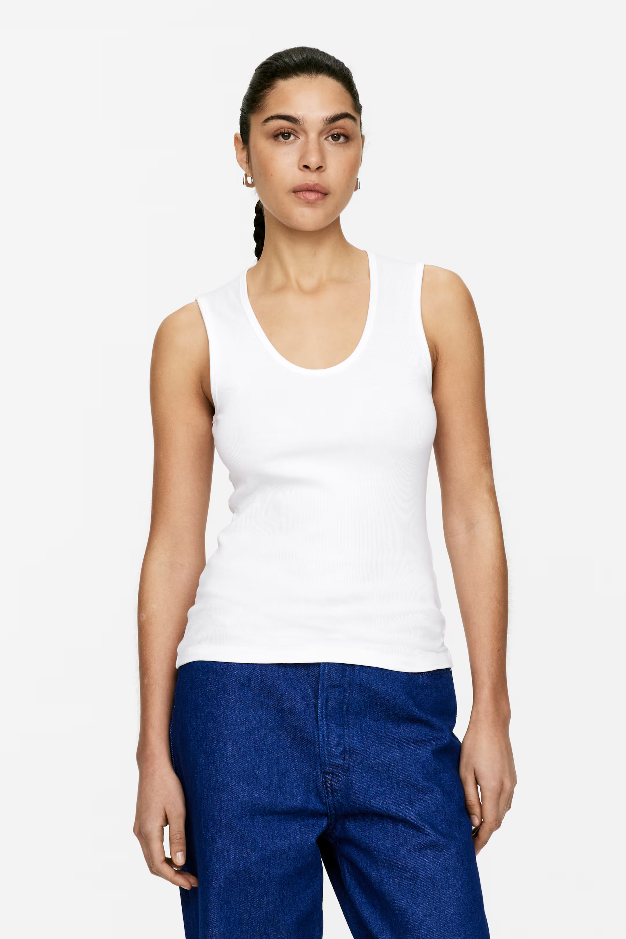 Geribde tanktop | H&M (DE, AT, CH, NL, FI)
