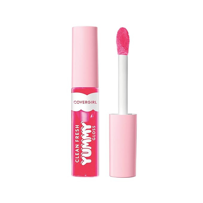 COVERGIRL Clean Fresh Yummy Gloss – Lip Gloss, Sheer, Natural Scents, Vegan Formula - But First... | Amazon (US)