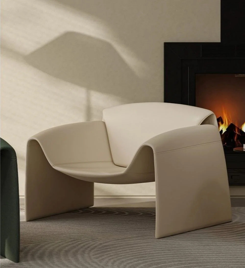 Larchmere Faux Leather Armchair | Wayfair North America