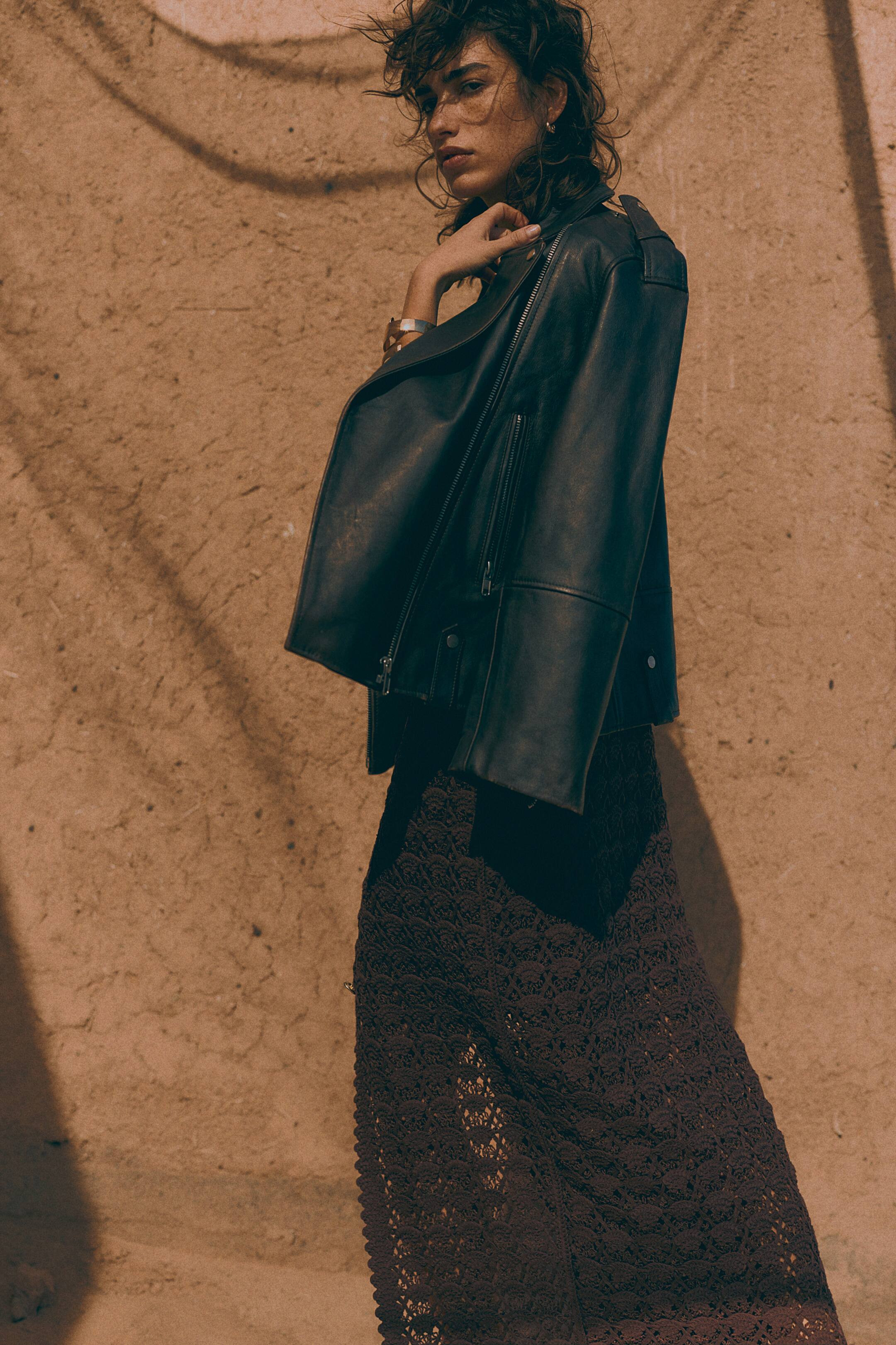 Crochet-look skirt - Dark brown - Ladies | H&M US | H&M (US + CA)