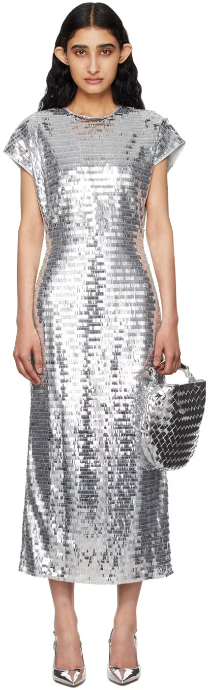 Silver Argan Maxi Dress | SSENSE